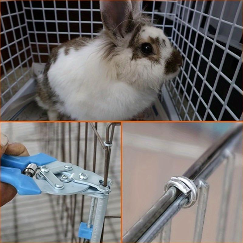 Сверхпрочный набор зажимов для свинарника с гвоздями М-типа, многоцелевой набор инструментов для клеток для животных, включает 600 клипс для ограждений, обивки и установки проволочных клеток
