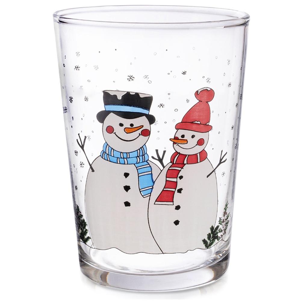 Snowman glass 500 ml