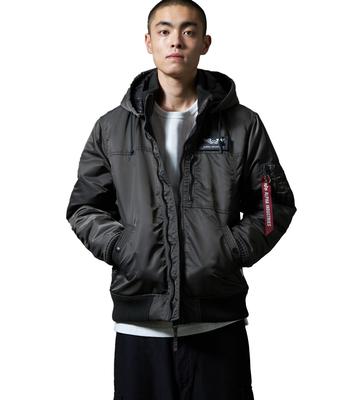 ALPHA INDUSTRIES Куртка с капюшоном в рубчик TA1716 Мужская Размер S