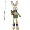 Cute Soft Bunny Plush Rustic Style Easter Decoration Items Easter Bunny Decor  Table Centerpiece