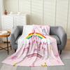 Gnome Sunflower Fleece Throw Blanket Queen Inch Dwarf Polka Dots Flannel Blanket for Men Women Cute Cartoon Yellow Farmhouse