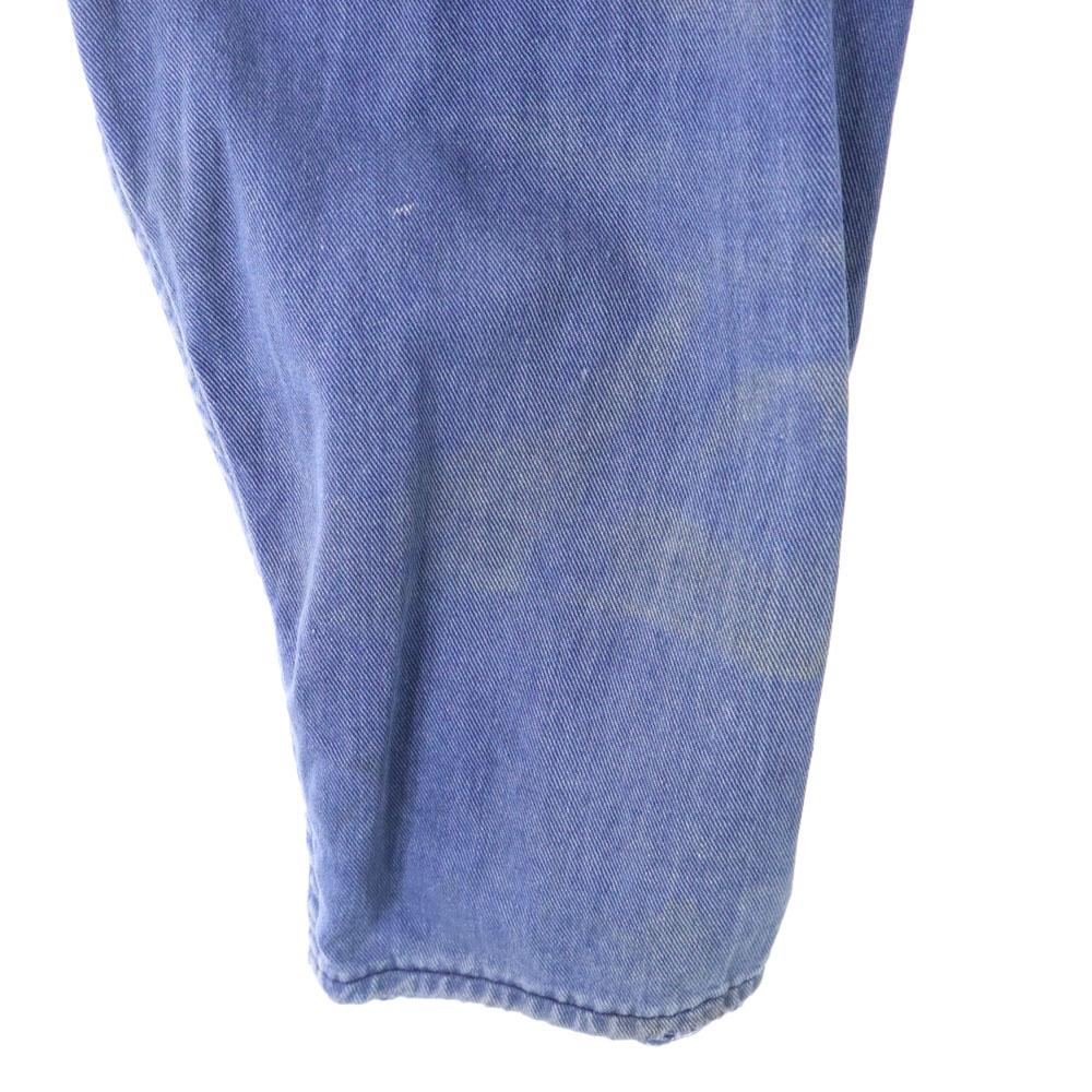 EURO WORK 70-е винтажный комбинезон куртка 48 синий Мужской Б/У