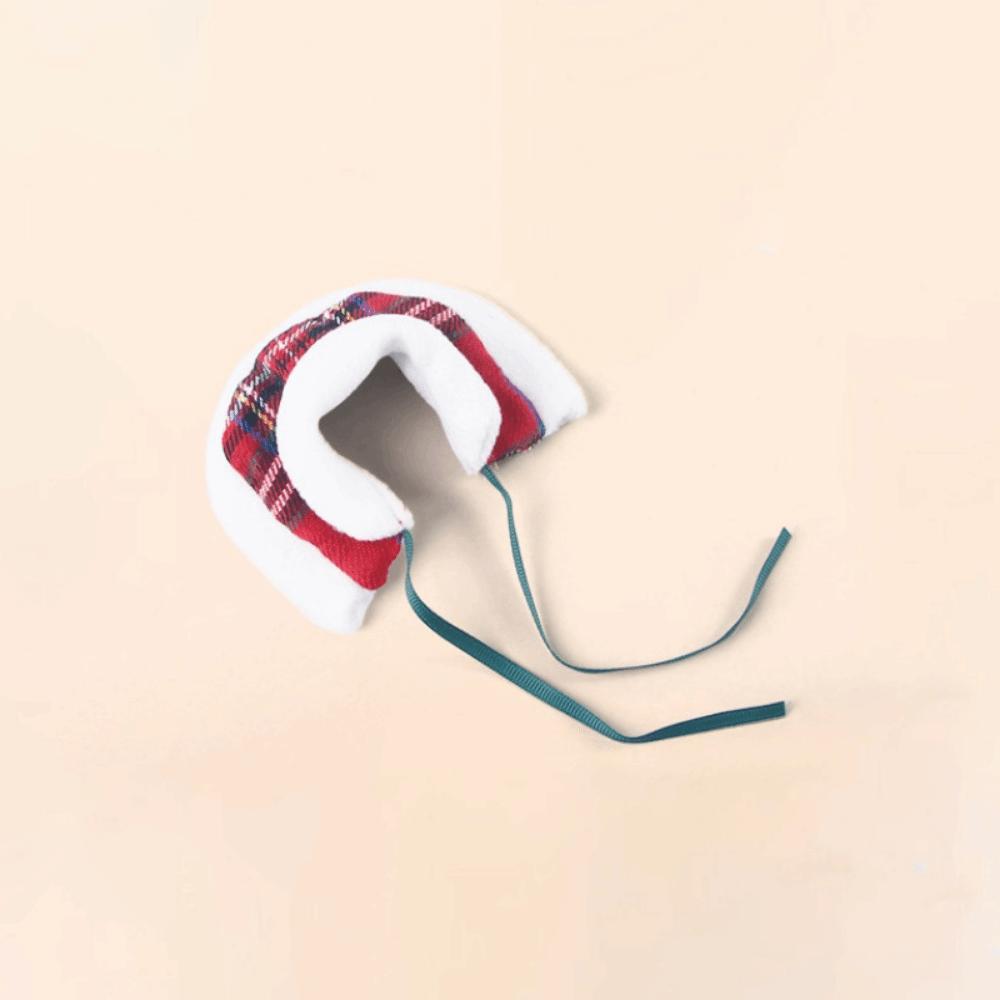 Очаровательный теплый плащ для хомяка Праздничный удобный попугай Рождественская накидка Регулируемый ветрозащитный наряд для хомяка питомца Вечеринка для питомца