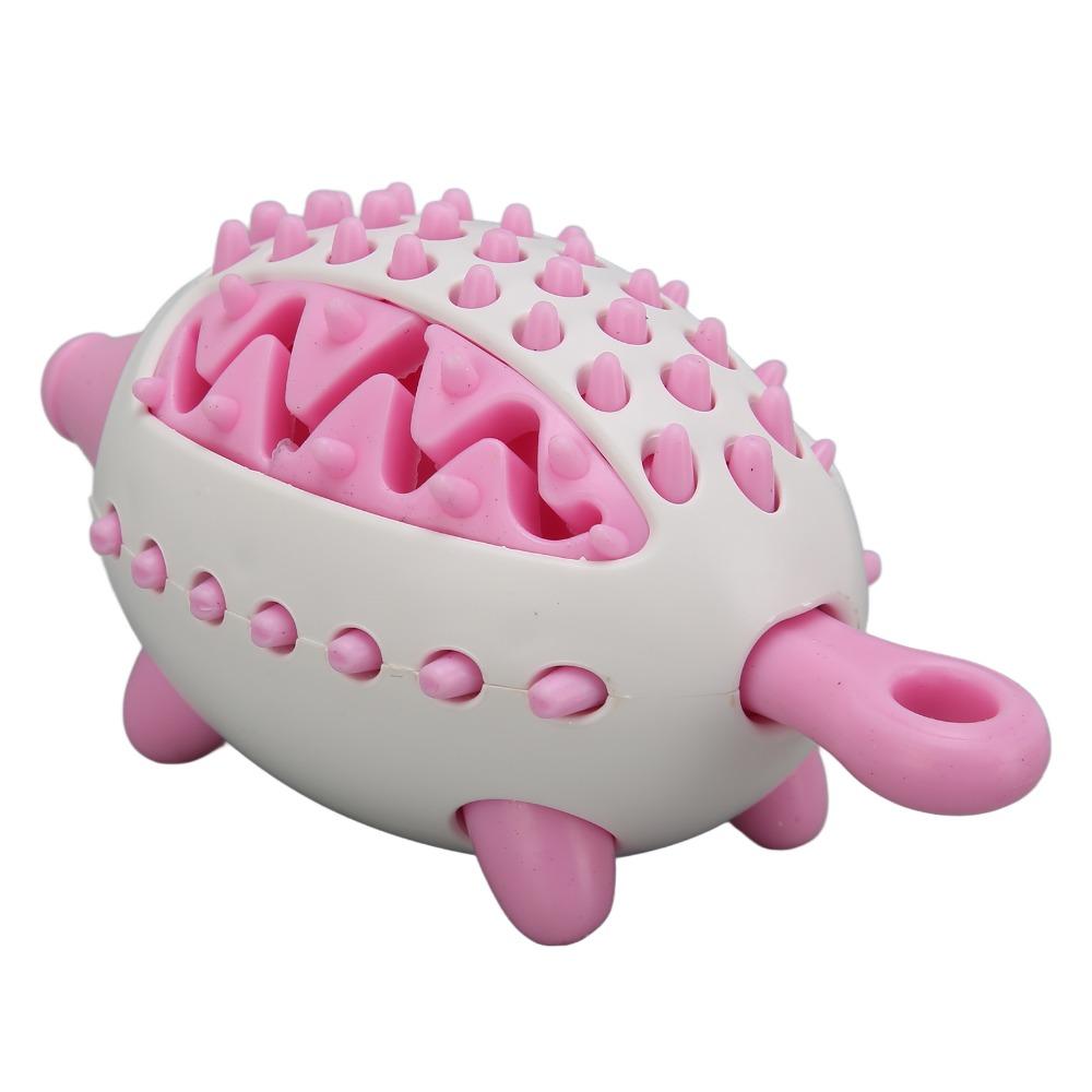 Hedgehog Shaped Dog Chew Toy Bite Tough Pet Food Leak Ball Dog Puzzle Toy Boredom Relief