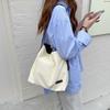 Simple Canvas Ins Women's Bag Trendy Casual One-shoulder Environmentally Friendly Bags Student Large-capacity Shopping Bag Trendy Tote Bag