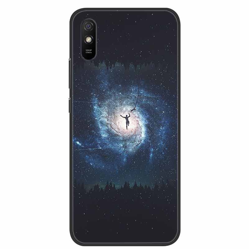 Чехол для Xiaomi Redmi 9A Redmi 9AT Ударопрочный Мягкий силикон ТПУ Задняя крышка Для Redmi 9i 9A Спортивные чехлы для телефона 9AT Милый мультяшный