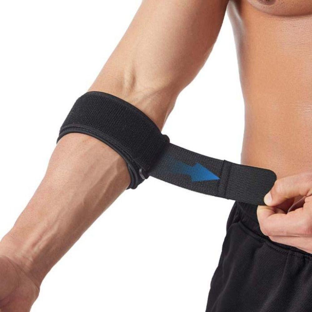 Elbow Protection Adjustable Elbow Brace Breathable Support Elbow Pads Tennis Elbow Strap Badminton