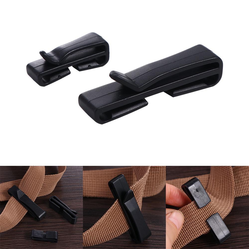 Woven Belt Buckle Keyhole Clamp Fixer Buckle Waist Belt Clip Mask Clip Helmet Clip Strap Buckle