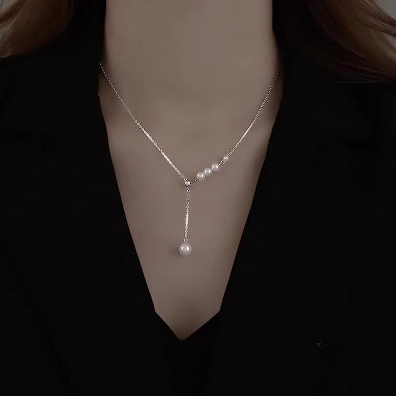Новые бусины, женская цепочка на шею Kpop, жемчужное колье, ожерелье золотого цвета, готическое колье, ювелирные изделия на шее, кулон 2022, воротник для девочек