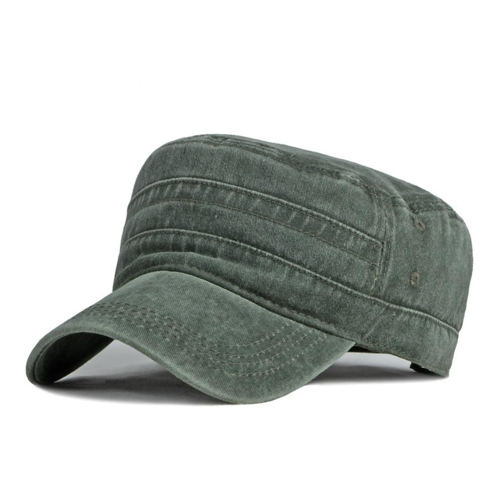Vintage Flat Top Hat Y2k Peaked Cap Retro Visor Hat Outdoor