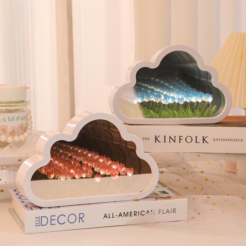 DIY Cloud Tulip Night Light - Handmade Flower Lamp, Perfect Birthday Gift for Girlfriend or Best Friend