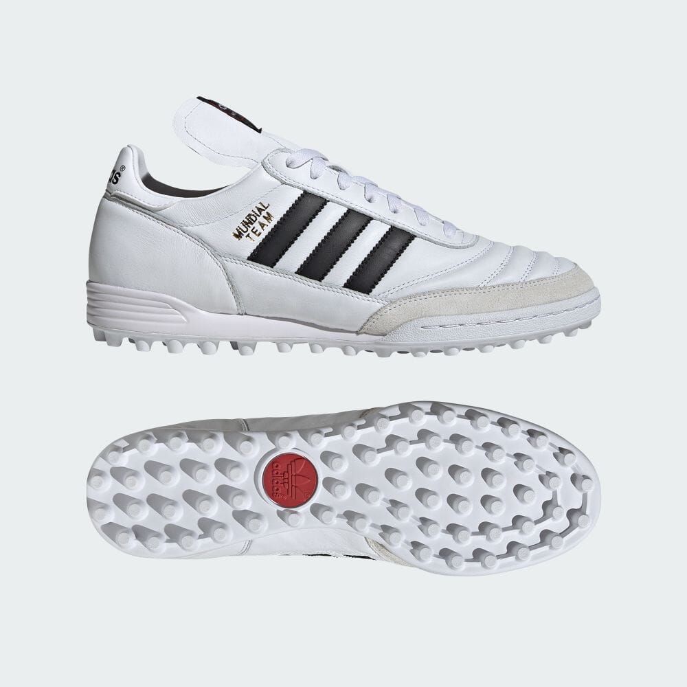adidas MUNDIAL TEAM Обувь Белая обувь и обувь Спортивная обувь Унисекс Футбол ID4053 Обувь Белая/Основная Черная/Золотистая Металлическая