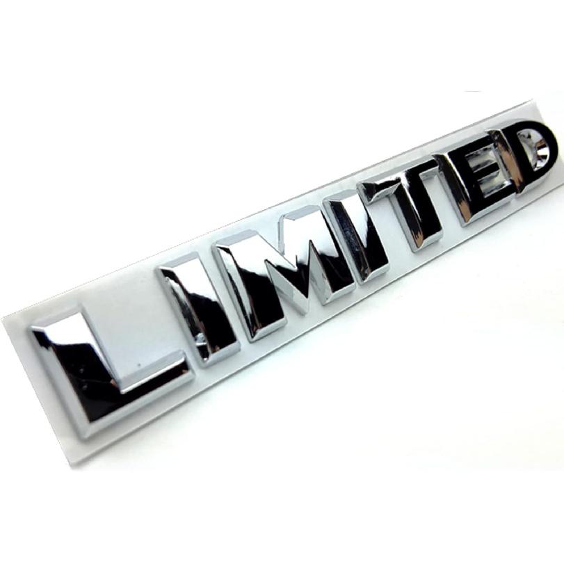 HUAPX® 3D Metal Limited Emblem Badges,1Pack OEM Chrome Aluminum Alloy Badges Decal Suit for Side Fender Rear Trunk Tailgate with Adhesive Tapes Auto