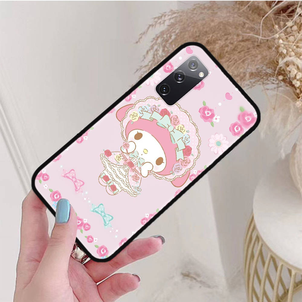 Черный чехол для Xiaomi Poco X6 X4 M5 M6 F5 F6 C65 C55 C50 C51 C40 Pro Redmi 14C A3X 13C 12C 11T 10A 9C Note 7 6 8A Plus L-13 Cute My Melody