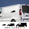Стикеры для стайлинга силуэта фургона Для Vauxhall Opel Vivaro A B C Графика для автомобиля Декор Наклейка Кемпер Винил Автоаксессуары для тюнинга
