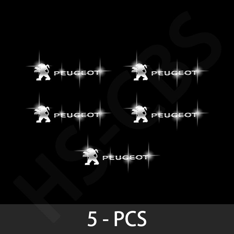 3D Metal Car Interior Emblem Stickers Decoration Accessories For Peugeot 206 307 308 207 3008 208 407 508 2008 5008 Accessories