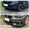 5pcs/ Set Glossy Black Car Front Bumper Lip Splitter Spoiler Diffuser Cover Trim Universal Adjustable Separators Bumper Body Kit