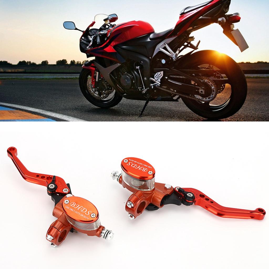 Пара рычагов сцепления тормоза универсальный главный цилиндр мотоцикла резервуар гидравлический насос ручной тормоз