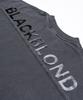 BLACKBLOND Vividi Hidden Slogan Pigment Short Sleeve T-Shirt (Charcoal)