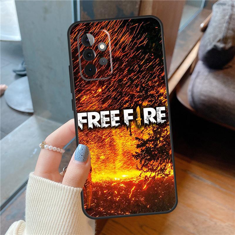 Игровой чехол Free Fire для Samsung Galaxy A54 A34 A14 A32 A53 A13 A73 A33 A51 A71 A12 A22 A52 A72