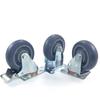 TPR Rubber Swivel Caster Wheel with Brake