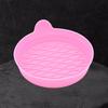 Car Cup Coaster Silicone Non-Slip Water Cup Mat with Finger Groove Design Washable Car