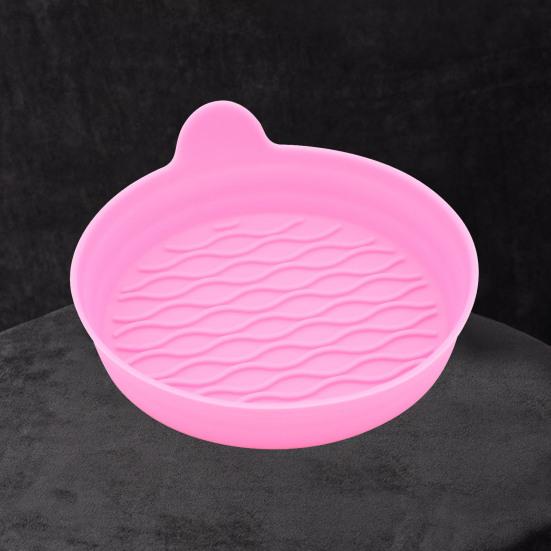 Car Cup Coaster Silicone Non-Slip Water Cup Mat with Finger Groove Design Washable Car