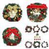 Handmade Pvc Wreath For Christmas Tree Decoration Festive Door Hanging And Window Prop