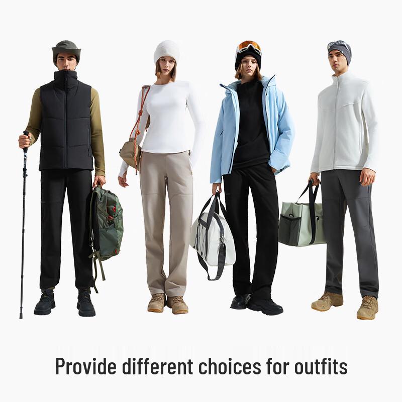 SUPIELD Unisex Aerogel Soft Shell Outdoor Warm Pants