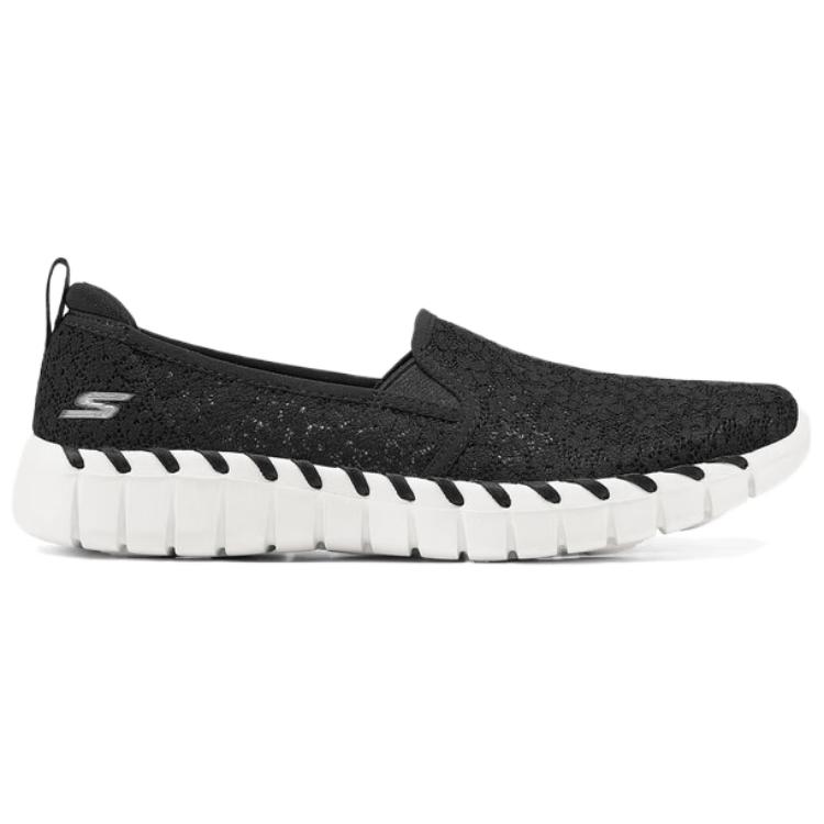 Skechers GOwalk Smart 2 Удобные Универсальные Амортизирующие Прочные Низкие Повседневные Кроссовки Женские Черный 124064-BKW