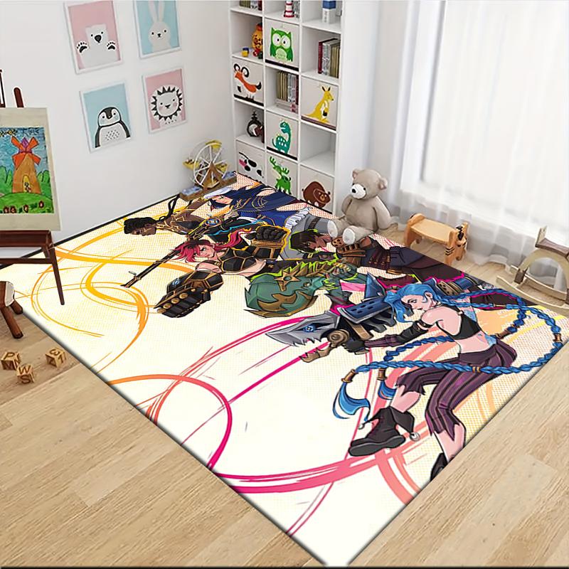 1Pc Space Duel Cosmic Clash Carpet Rug Customizable Soft Washable Antislip Home Living Room Sofa Mats Personalized Rug 091718