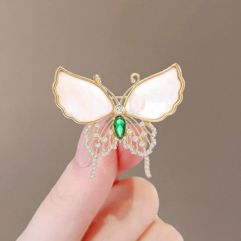 High-End Brooches, Women'S Sense Of Luxury, Niche, High-End Pins, Elegant Temperament, Fixed Clothes, Suits, Pearl Jewelry