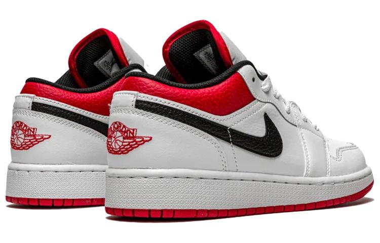 Jordan Air Jordan 1 Low 'Chicago' Low top Vintage Basketball Shoes Men's White Red 553558-118