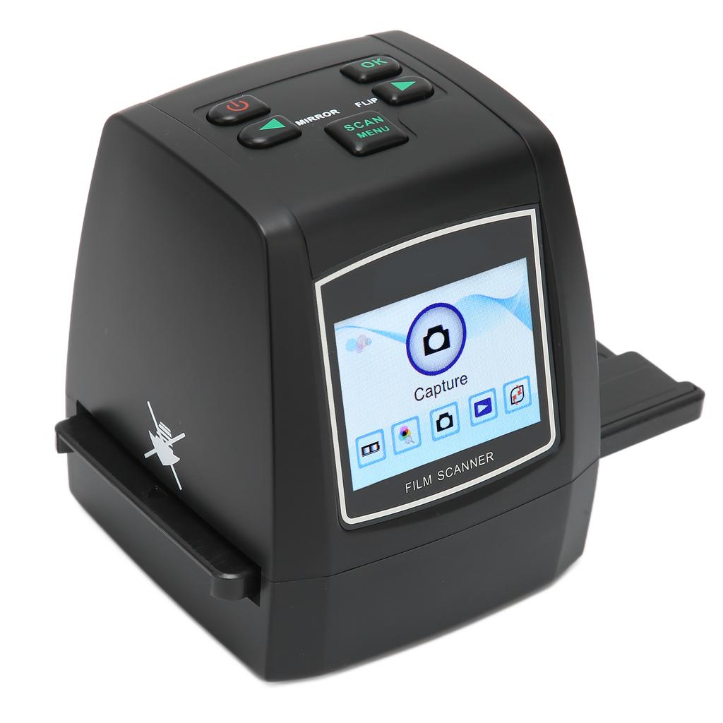 Сканер пленки цифровой 2,4-дюймовый цветной ЖК-экран портативный сканер изображений для черно-белого цвета