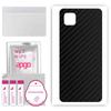 apgo Protective Skin Sticker for the Back Compatible with ZTE Axon 11 5G, Wrap Film, Foil, Vinyl - Pattern Carbon Black