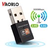Wireless USB WiFi Adapter 600Mbps Wi Fi Dongle PC Network Card Dual Band Wifi 5 Ghz Adapter Lan USB Ethernet Receiver