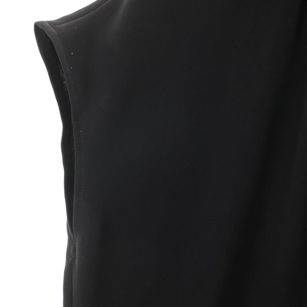 ENFOLD Французский рукав Защип Водолазка Длинное платье 36 Серия черного Женский Б/У