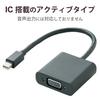 Elecom MiniDisplayPort Conversion adapter/forAPPLE/VGA