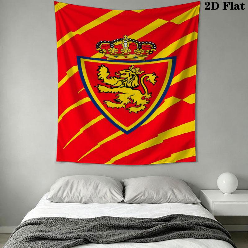 Real Zaragoza Wall Tapestry Aesthetic Wall Hanging Printed Fabric Blanket Decorative Tapestries for Bedroom Living Room Home Decor