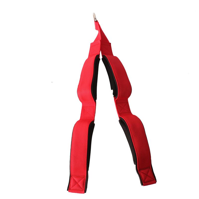 Ergonomic Triceps Rope Single Press Push Fitness Bodybuilding Cable Attachment for Strength Training