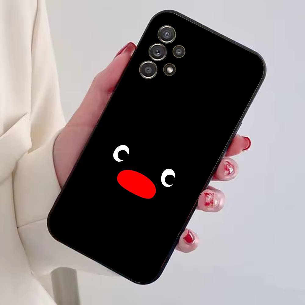 Cute P-Penguin Pingu Phone Case For Samsung S25,S24,S21,S22,S23,S30,Ultra,S20,Plus,Fe,Lite,Note,10,Black Cover