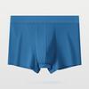 Men Boxers Bulge Pouch Thin Seamless Ice Silk Mid Waist Mesh High Elasticity Solid Color Moisture-wicking Men Underpants Daily Sport Underwear