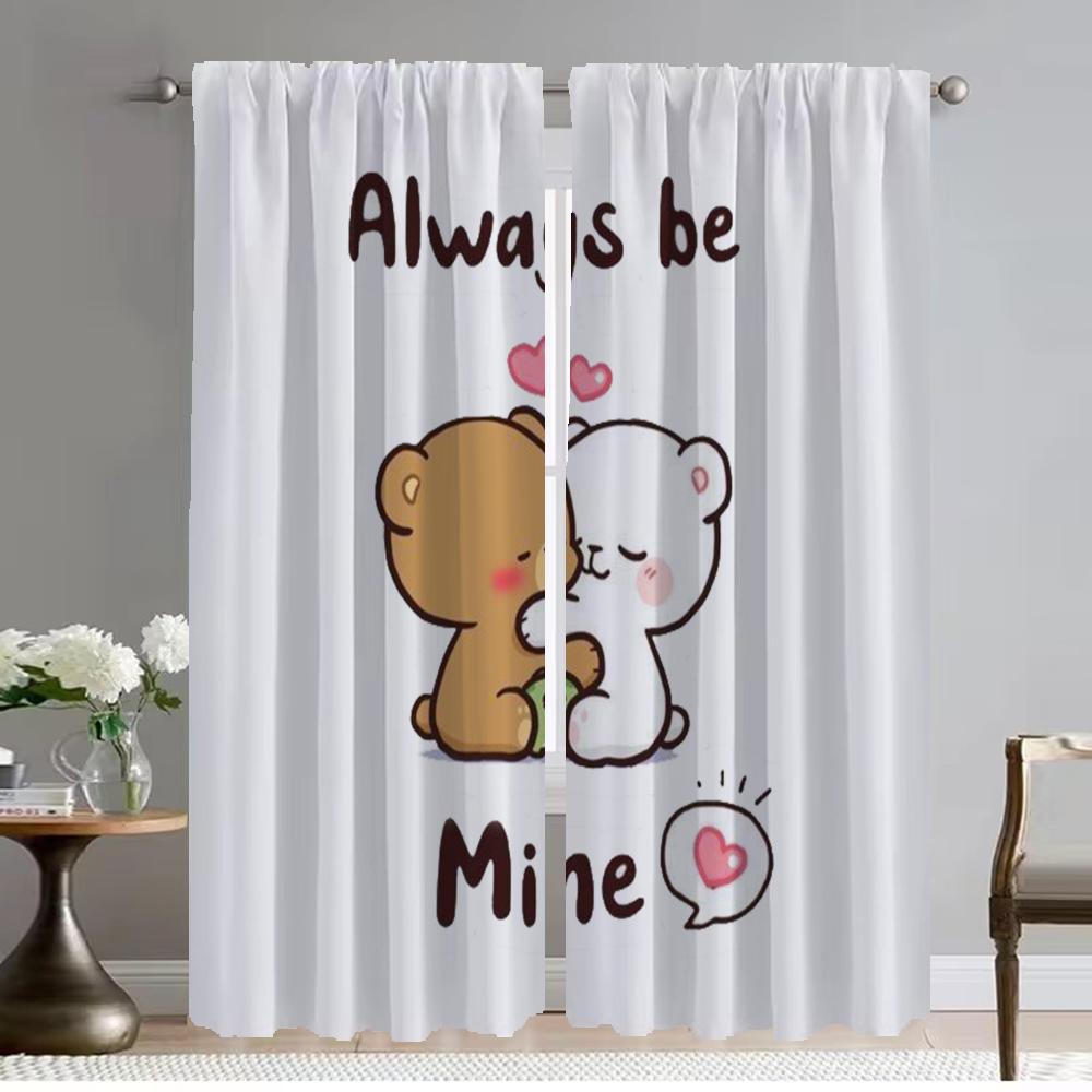 Украшение на Хэллоуин BUBU DUDU затемняющие шторы для камеры элегантные шторы для комнаты 2 шт. оттенки разделительные оконные шторы для детей