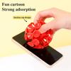 9CM 3D Suction Cup Ball Anxiety Stress Relief TPR Sticky Ball Toss Game Reusable Lightweight Mini Portable Kids Adults Sphere Toy