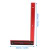 90° L Shaped Woodworking Ruler Tool Carpenter Carpentry Angle L Measurements Square Aluminum Steel Framing Woodworking Tool