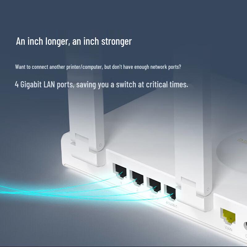 Домашний гигабитный WiFi 6 роутер Ruijie EW3000GX
