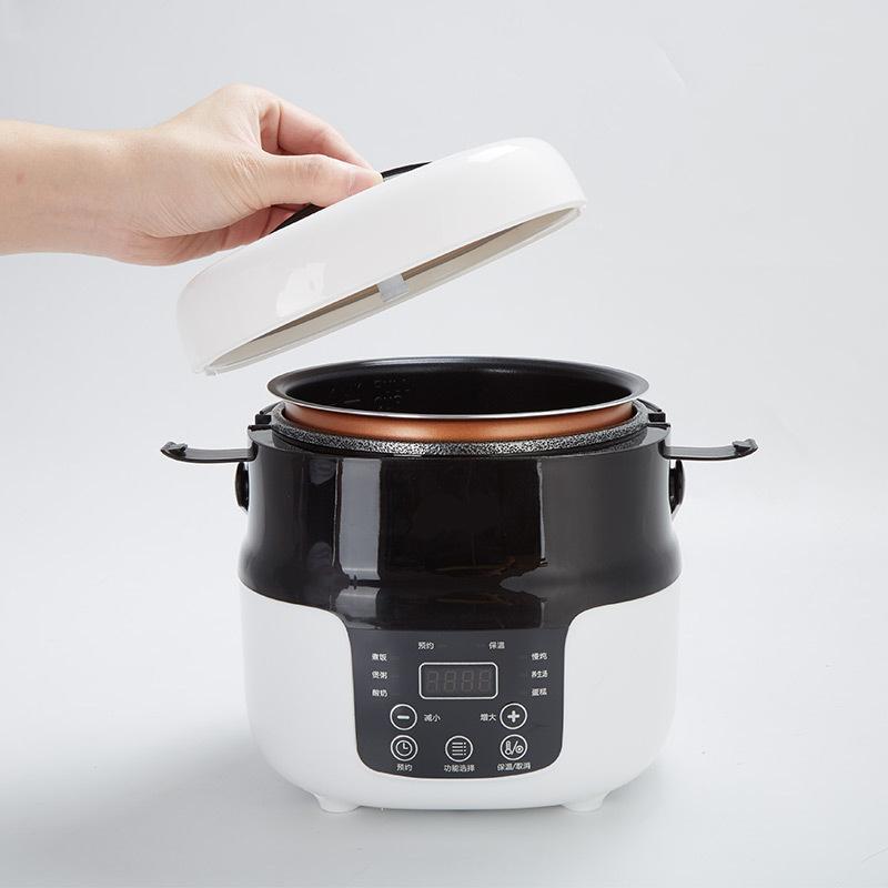 Car Electric Rice Cooker 12V 24V 220V Multi Cooker for Large Trucks Car Food Cooking Pot Machine