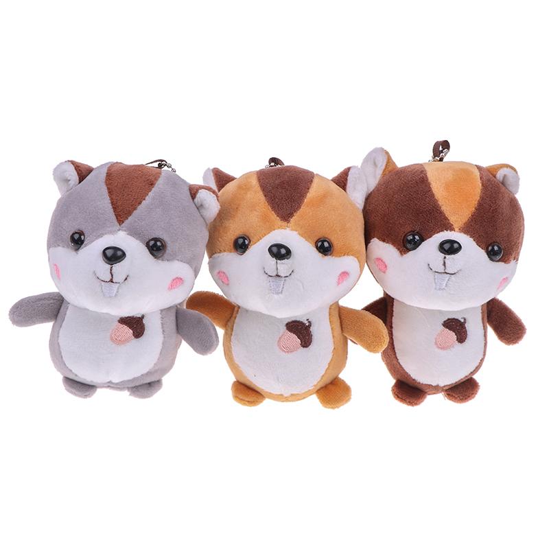 Мини-белка плюшевая игрушка украшения большой хвост белка украшение брелок