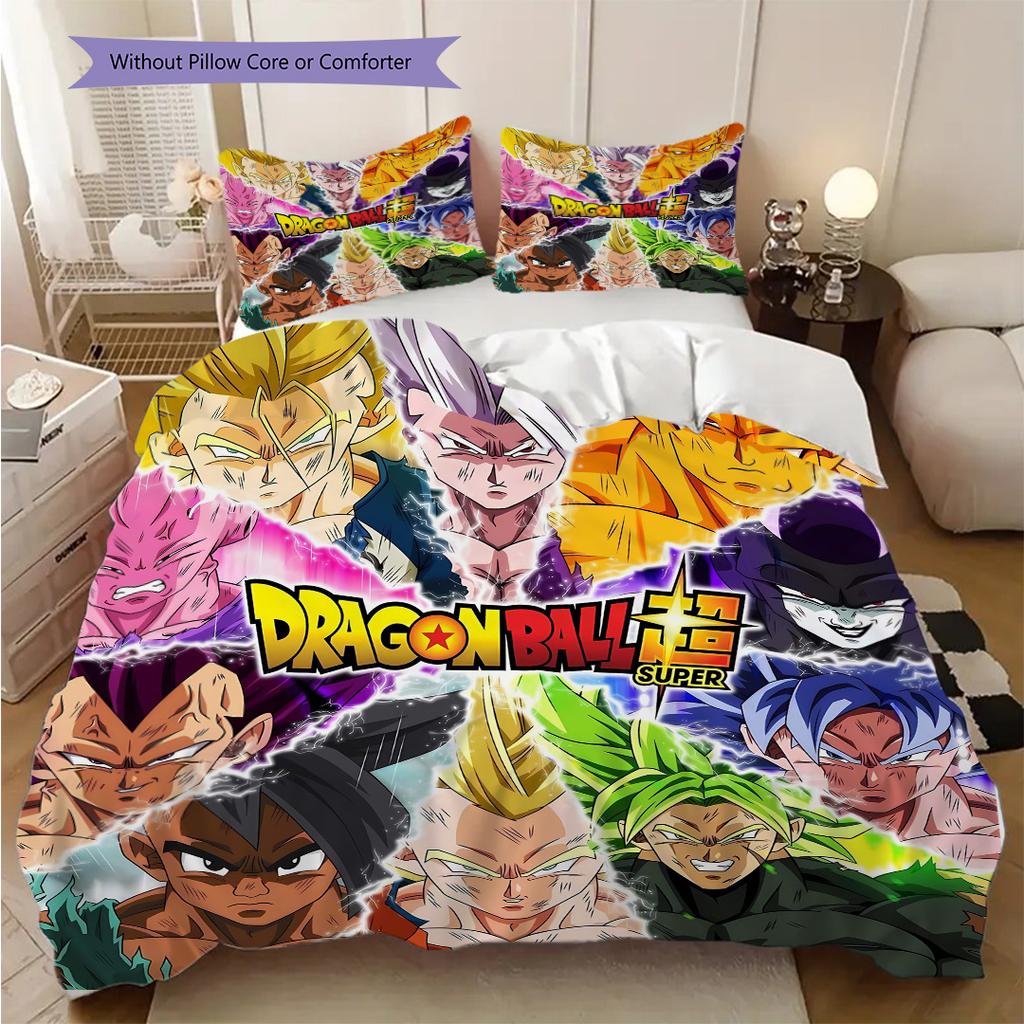 Мягкое и удобное постельное белье Dragon Ball, Детский комплект постельного белья в подарок, Очень большой размер, Доступны различные размеры -LXR12