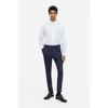 H M Easy Care sliM Fit sHirt wHite Black Dot 0976709002